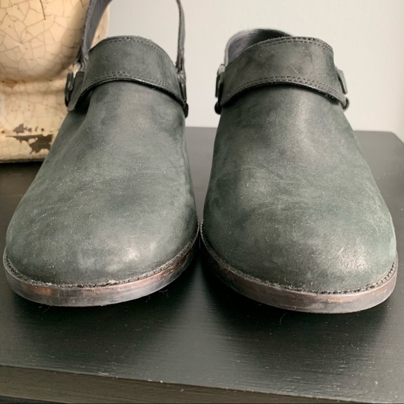 Zodiac Black Leather Madge shoes Sz 9.5 - Picture 2 of 7